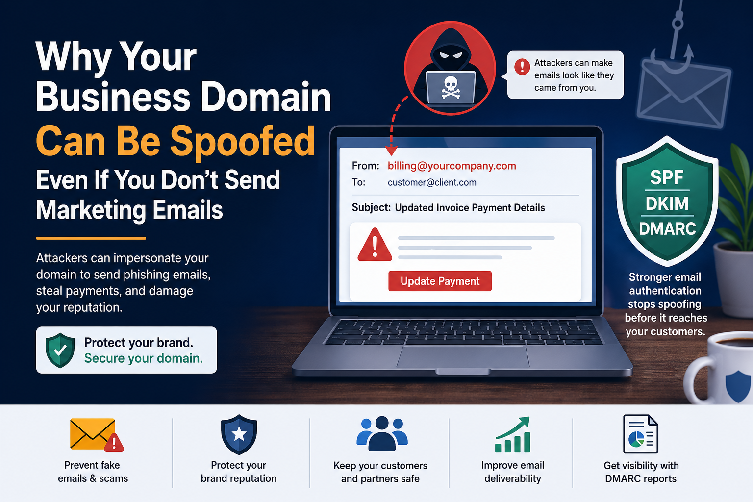 Why Your Business Domain Can Be Spoofed Even If You Don’t Send Marketing Emails